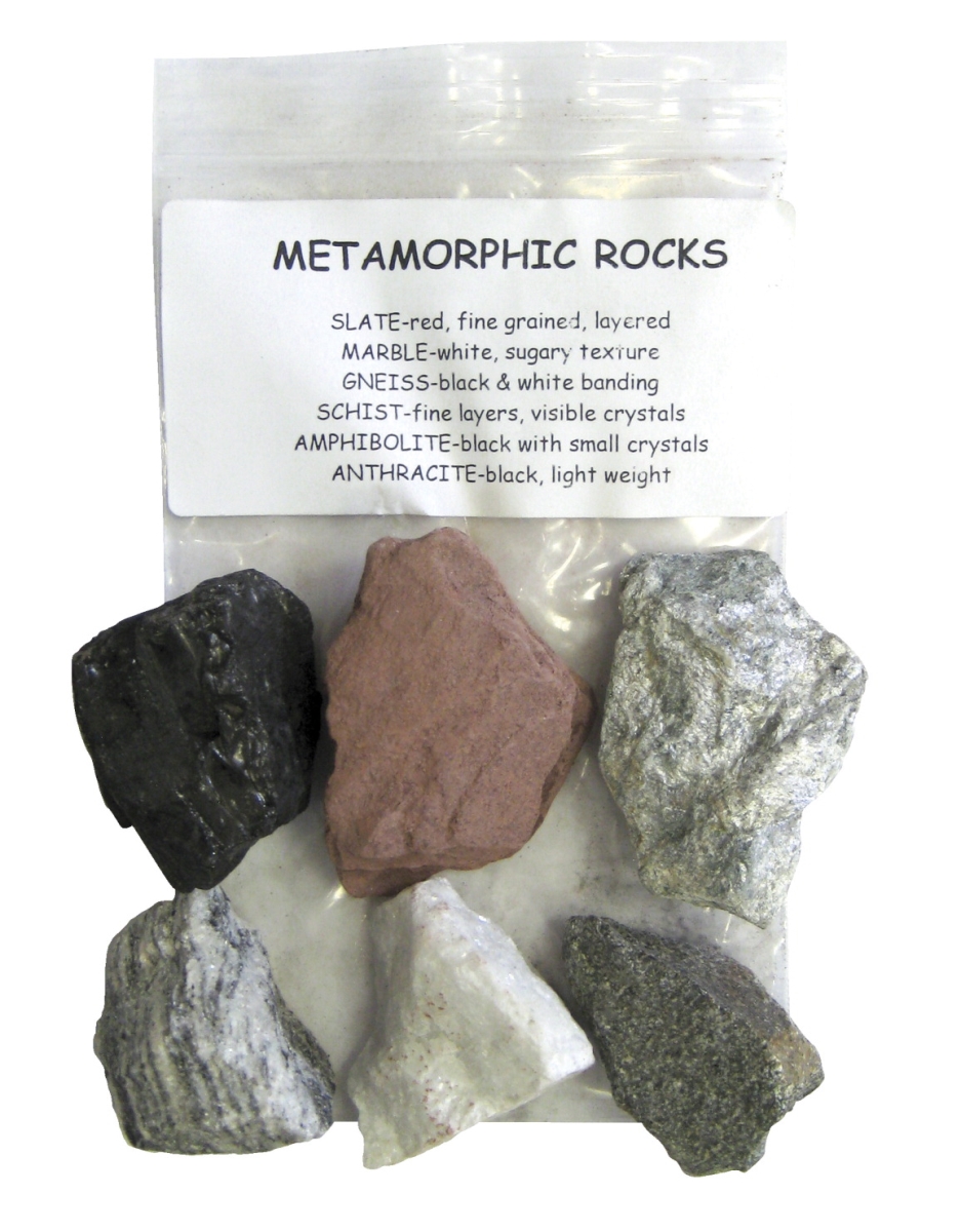 Picture of Geoscience 1399919 Scott Resources Economy Metamorphic Rock Collection - Set of 6