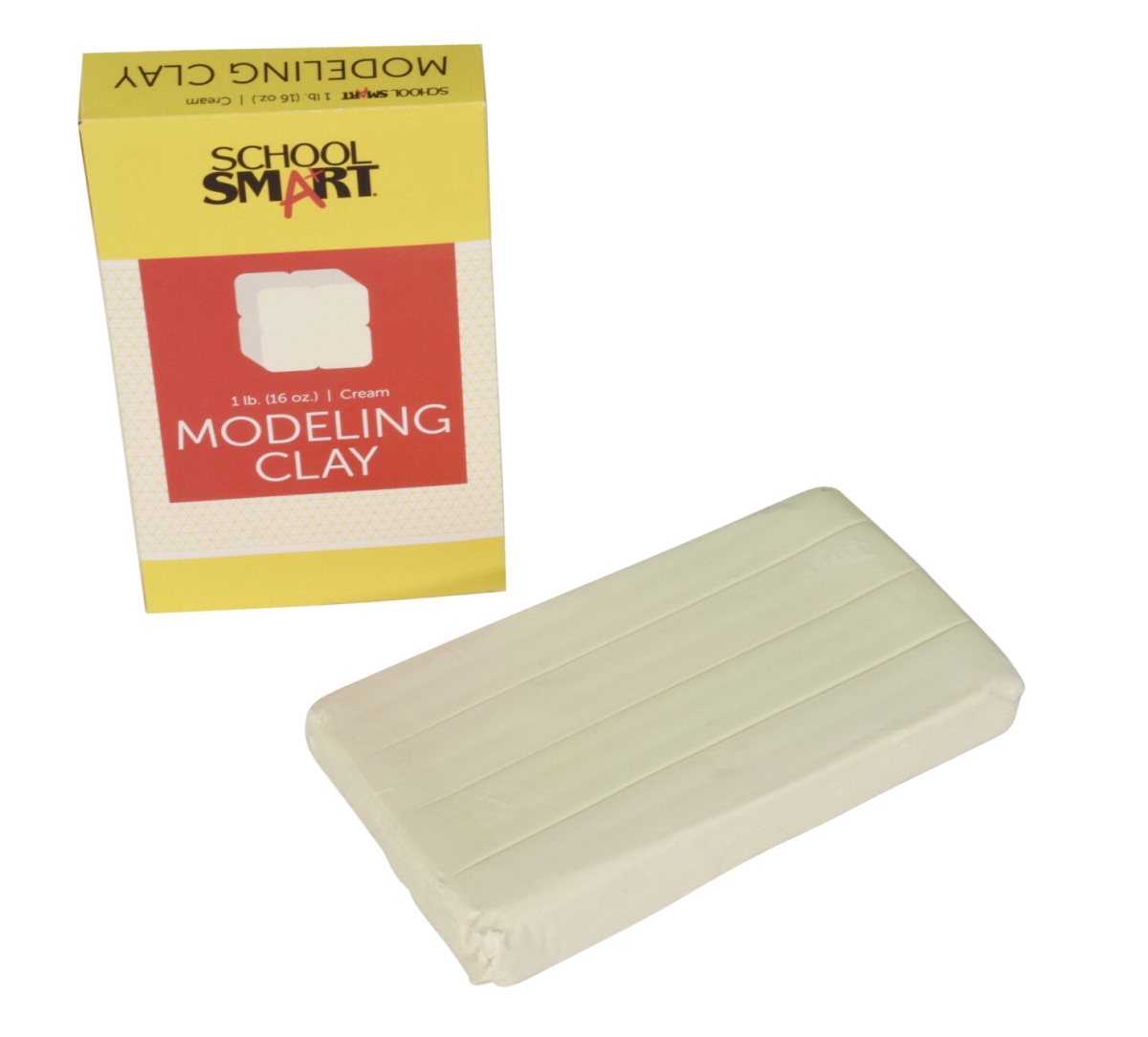 2003077 1 lbs Modeling Clay, Cream