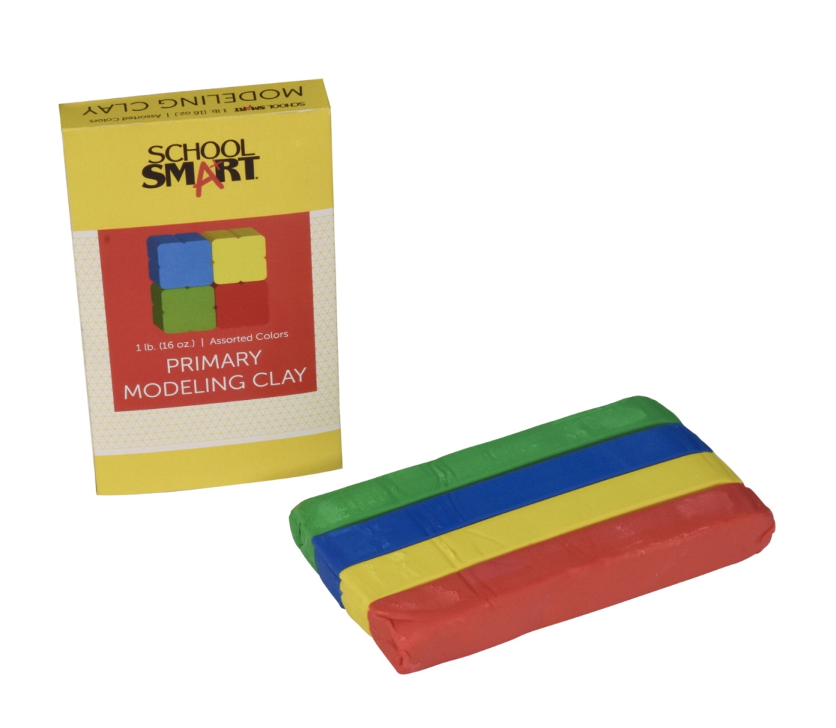 2003083 1 lbs Modeling Clay, Assorted Primary Color