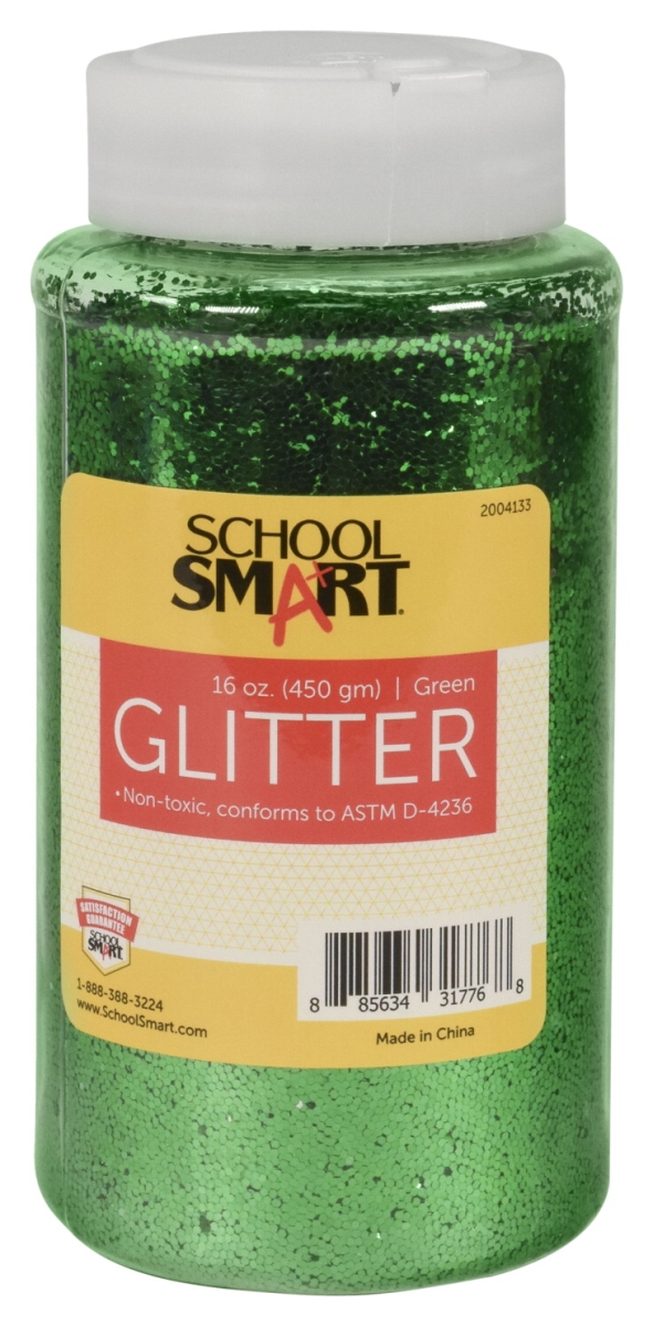 2004133 1 lbs Jar Craft Glitter, Green