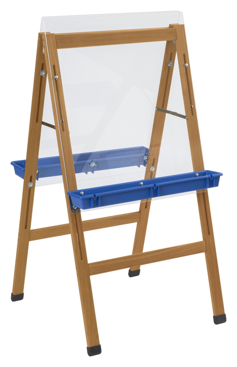 Picture of Childcraft 2004412 24 x 26.63 x 44.5 in. 2 Blue Paint Trays Outdoor Easel