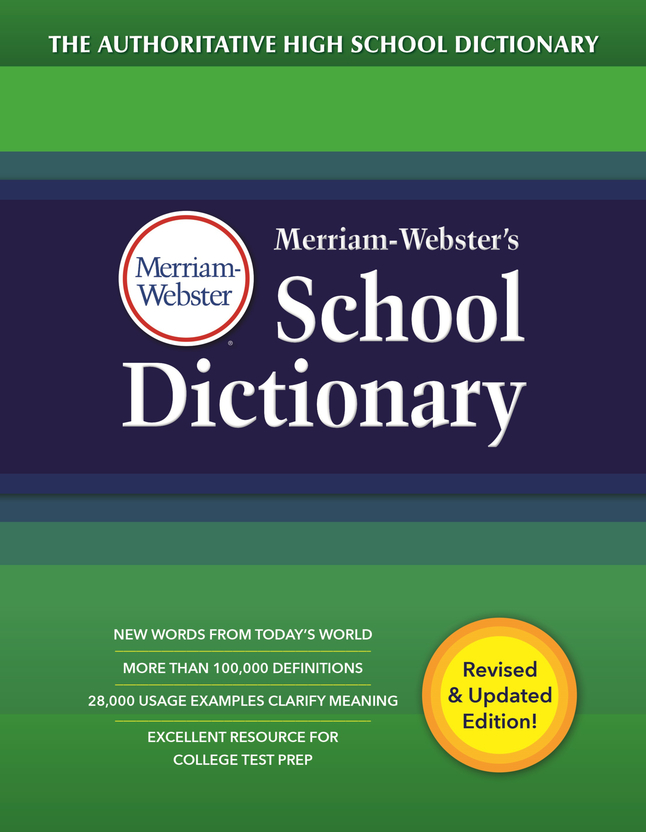 Picture of Merriam-Websters 2013845 School Dictionary - High School