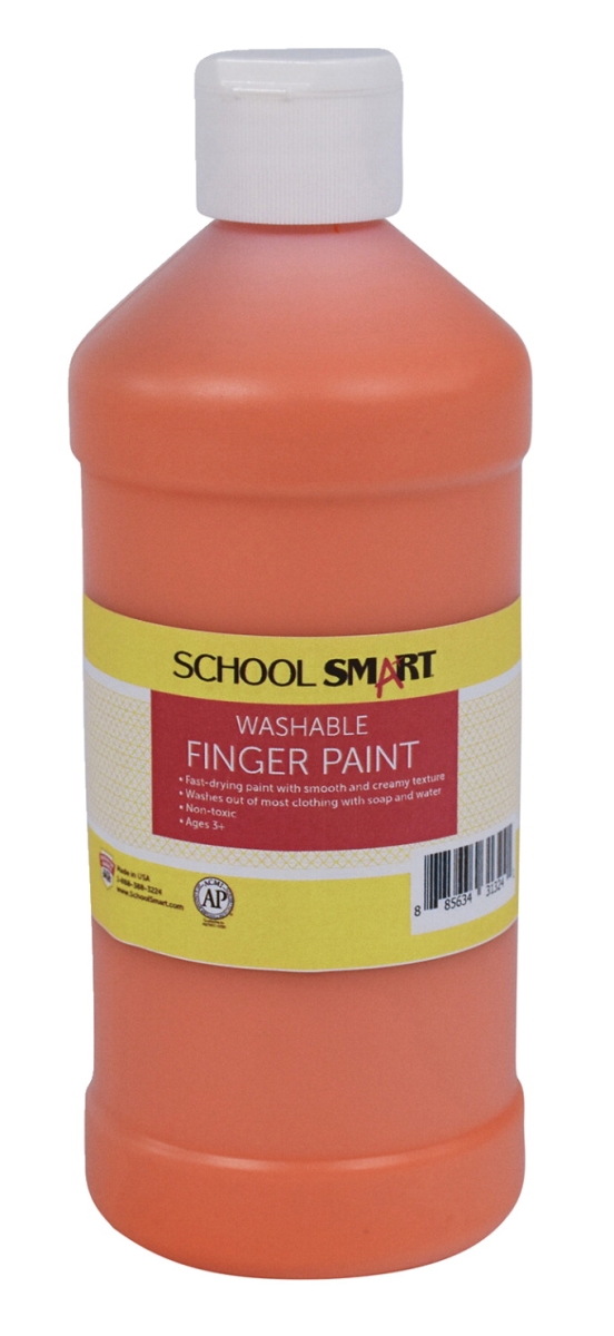 1 Pint Washable Finger Paint, Orange