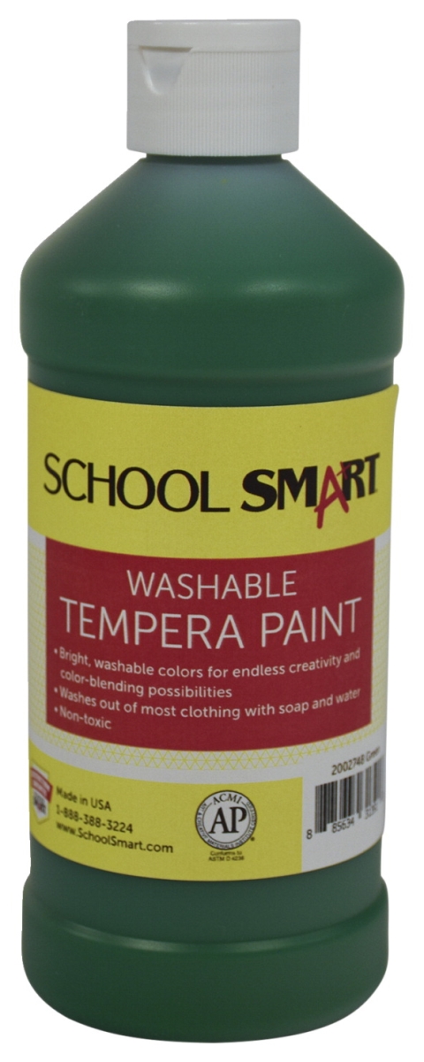 1 Pint Washable Tempera Paint, Green