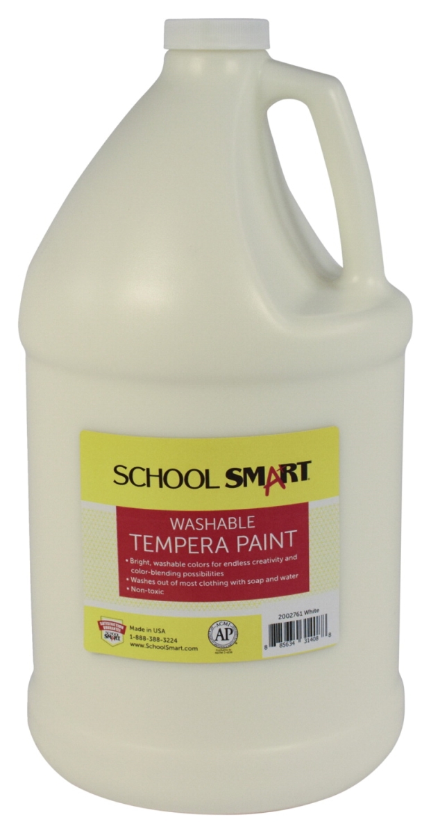 2002761 1 gal Washable Tempera Paint, White