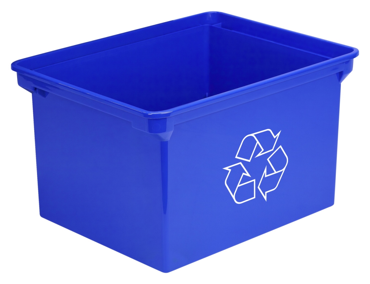 2003503 9 gal Recycle Bin, Blue