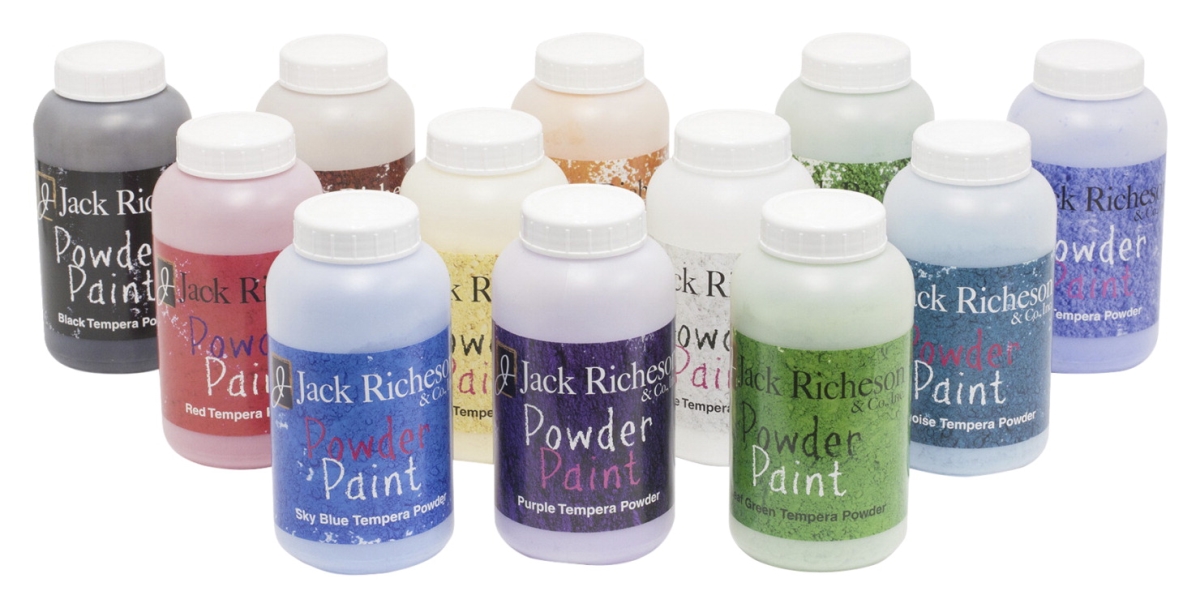 Powder Paint, Assorted Color - Set of 12