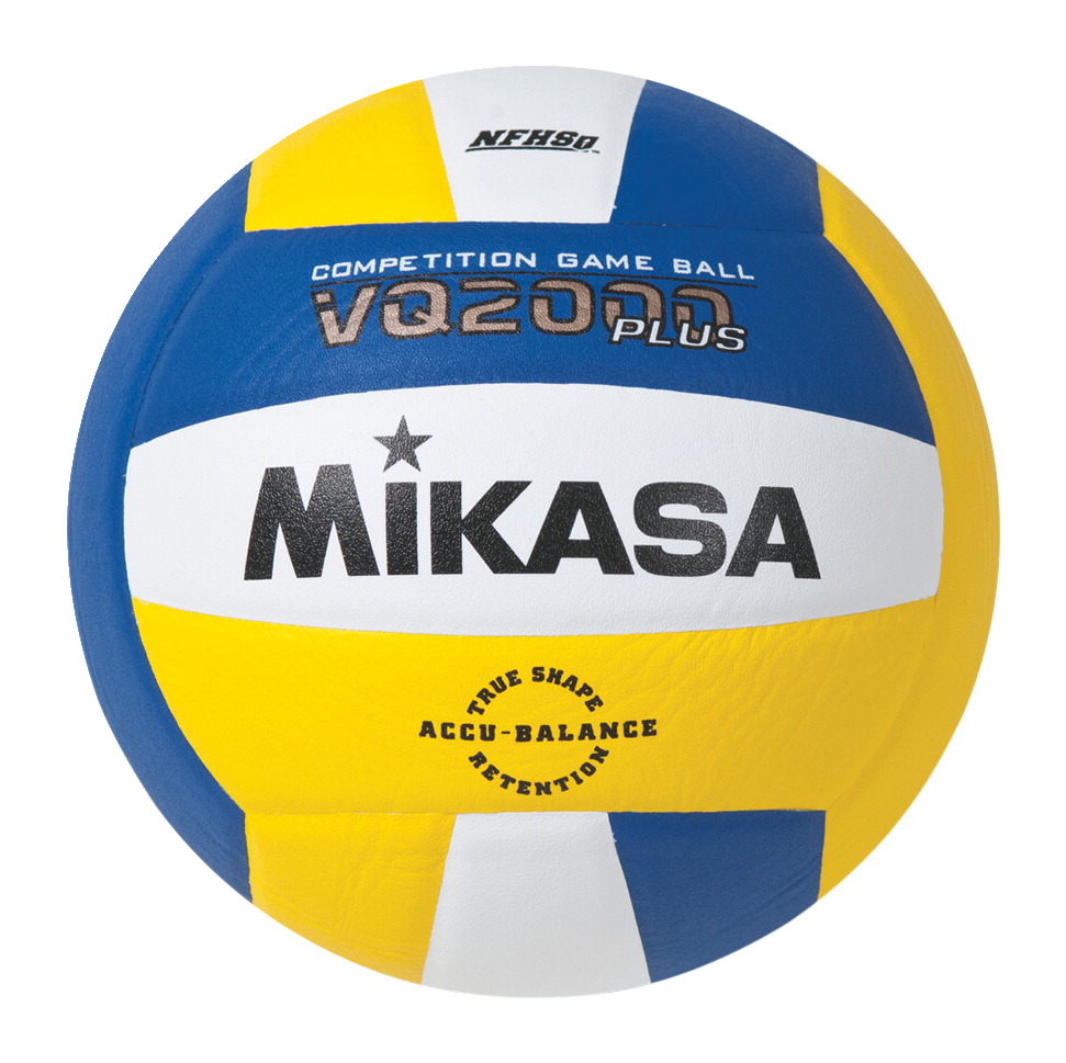 Picture of Mikasa 2019896 Volleyball NFHS Approved Volleyball&#44; Royal&#44; Gold & White - Size 5