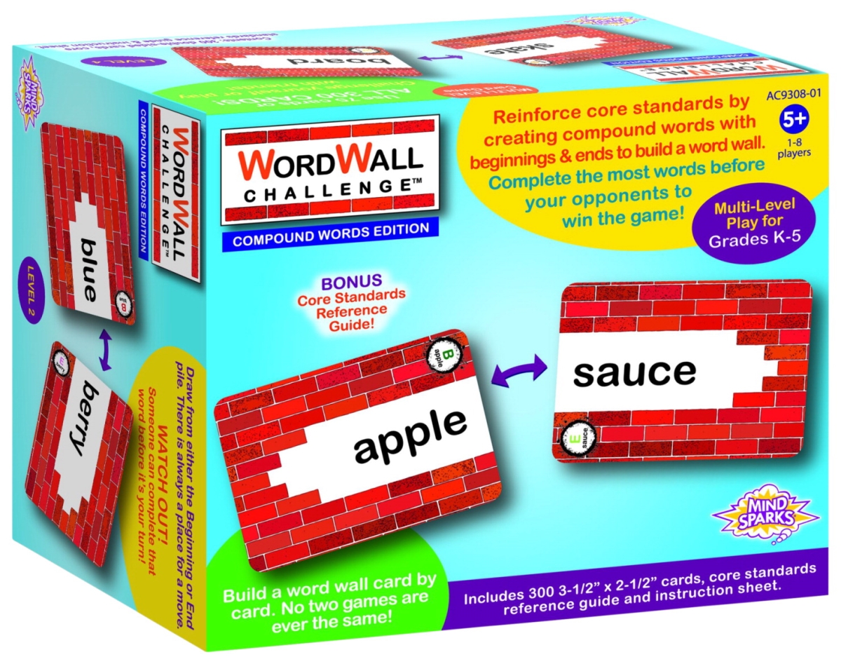 Picture of Mind Sparks 2023319 Compound Words WordWall Challenge Card Game