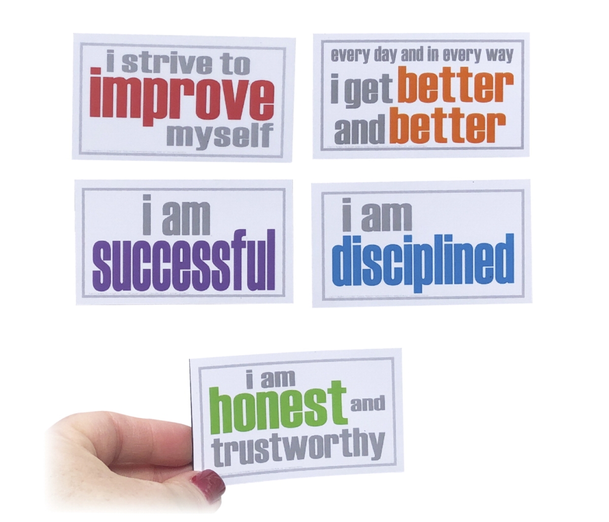Picture of Inspired Minds 2023247 Inner Strength Magnets Booster Set - Set of 5