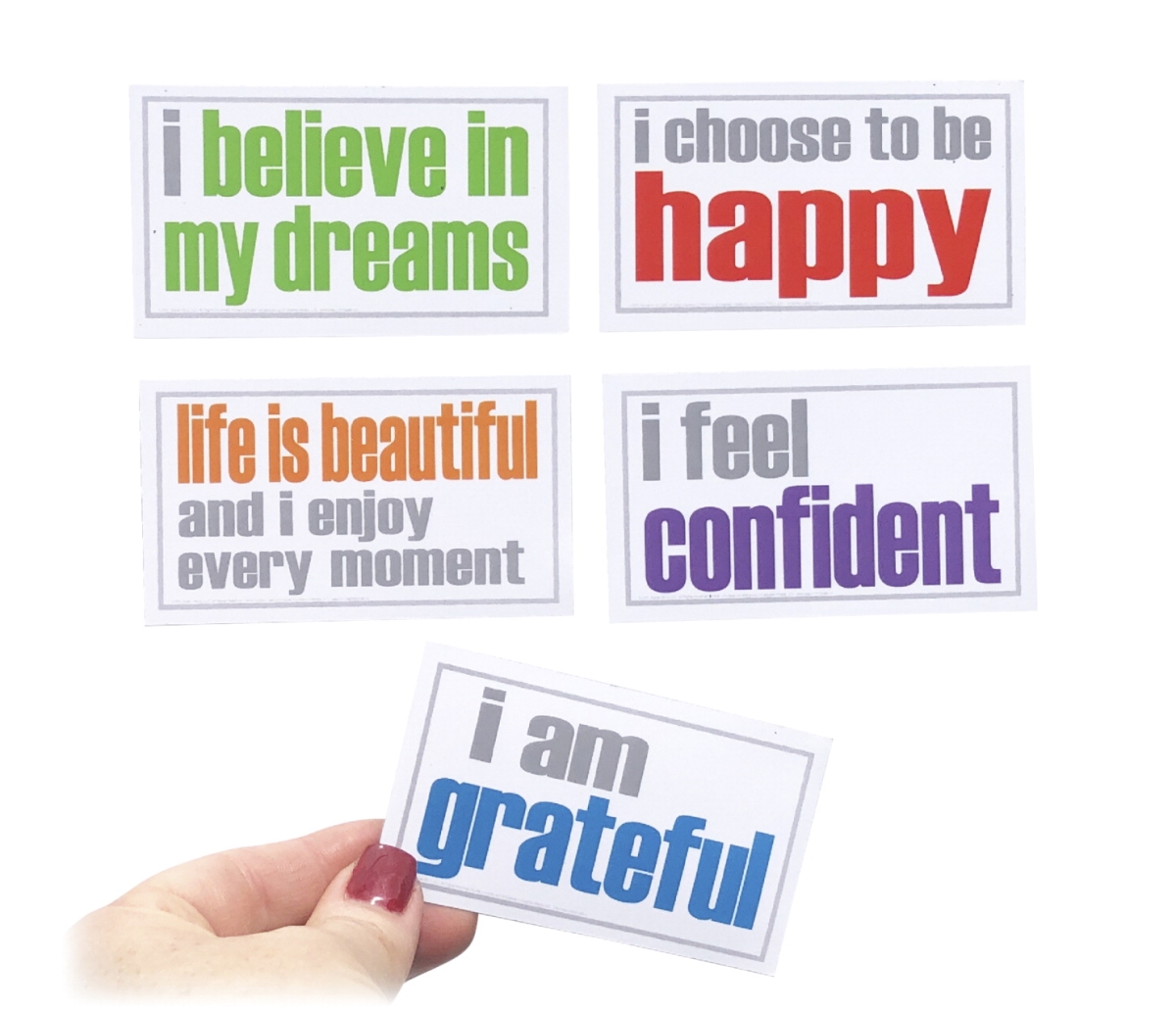 Picture of Inspired Minds 2023228 Confidence Magnets Booster Set - Set of 5