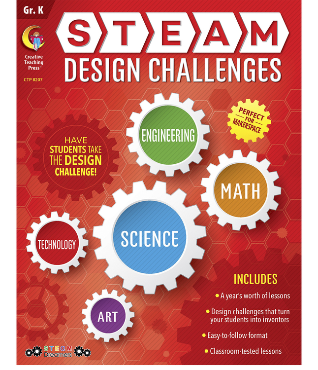 1594246 Staem Design Challenges Resource Book, Grade K