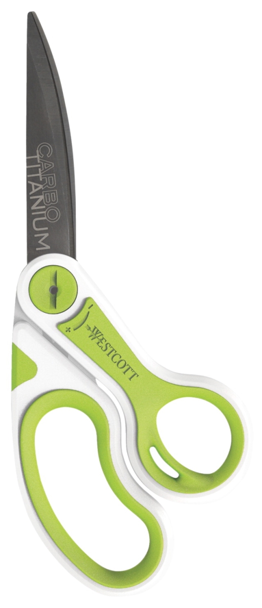 Picture of Acme United 2023222 8 in. Westcott Carbo Titanium Scissors&#44; Bent Handle
