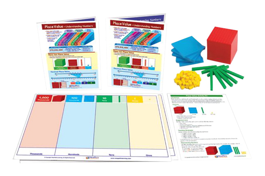 Picture of Newpath Learning 2023847 Place Value Activity Kit for 4 Students