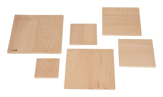 Picture of Learning Advantage 2090388 Natural Architect Panels&#44; Squares - Set of 6