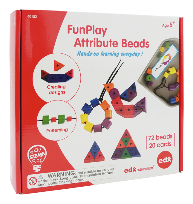 Picture of Learning Advantage 2090514 FunPlay Attribute Beads