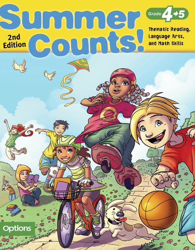 Picture of Command Robbinsville 1607722 Student Edition Summer Counts Book&#44; Grade 4