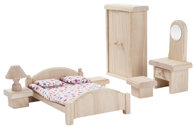 Picture of Plantoys 2051248 Classic Furniture Bedroom Set