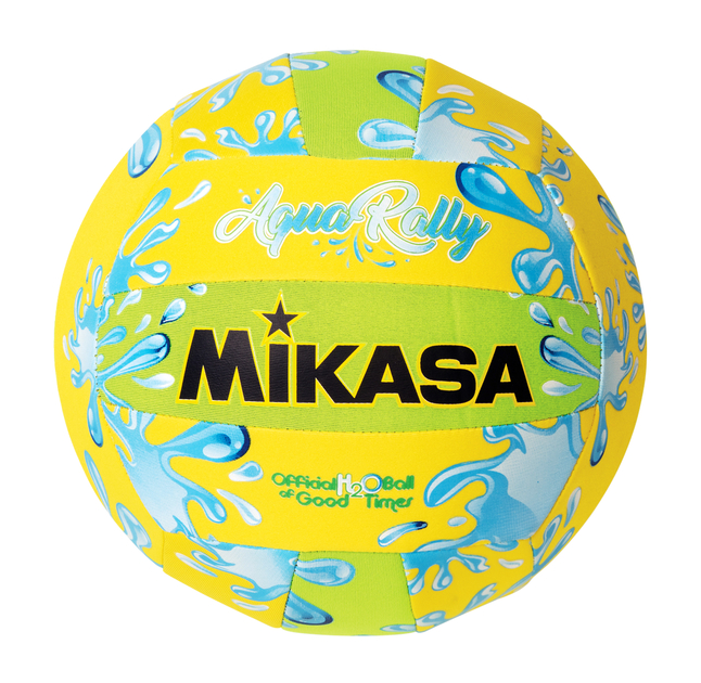 Picture of Mikasa Sports USA 2039283 Aqua Rally Volleyball&#44; Yellow & Green