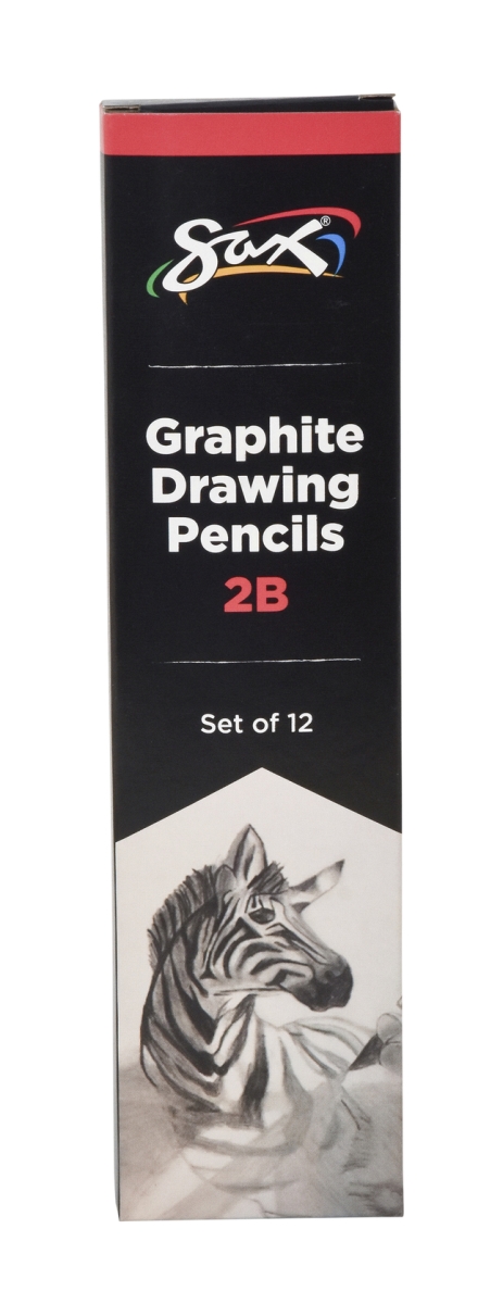 Picture of Pencil & Stationery Products 2090710 Sax Graphite Drawing Pencil&#44; 2B Hardness - Pack of 12