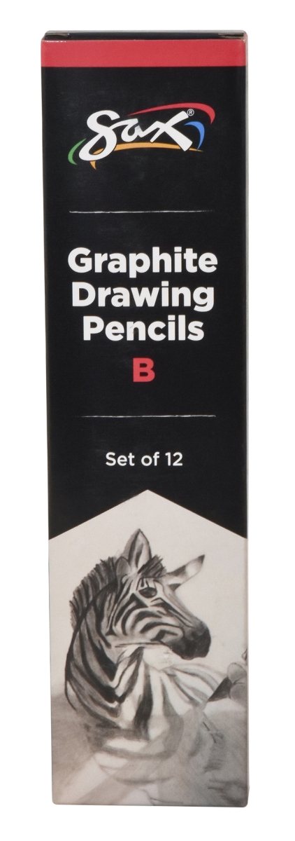 Picture of Pencil & Stationery Products 2090708 Sax Graphite Drawing Pencil&#44; B Hardness - Pack of 12