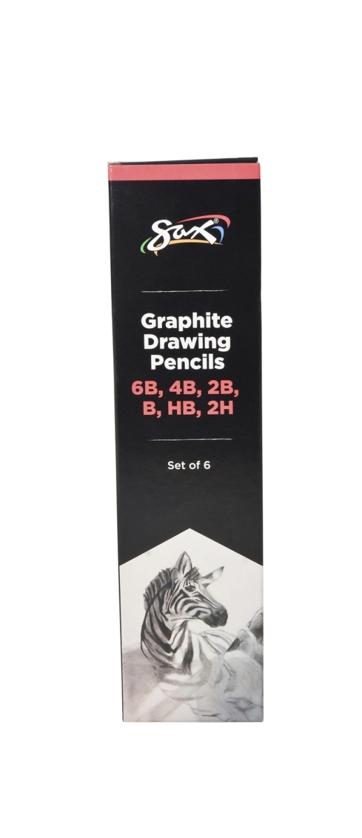 Picture of Pencil & Stationery Products 2090705 Sax Graphite Drawing Pencil Set&#44; Assorted Degrees - Set of 6