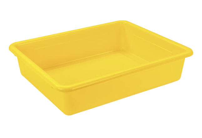 Picture of Storex Industries 2019907 10.75 x 13.25 x 3 in. School Smart Letter Size Storage Tray&#44; Yellow