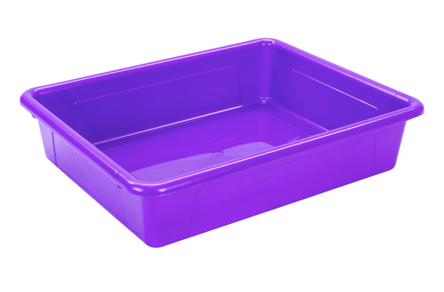 Picture of Storex Industries 2019914 10.75 x 13.25 x 3 in. School Smart Letter Size Storage Tray&#44; Violet