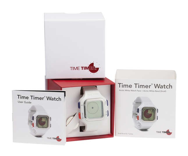 Small Timer Watch Small, White