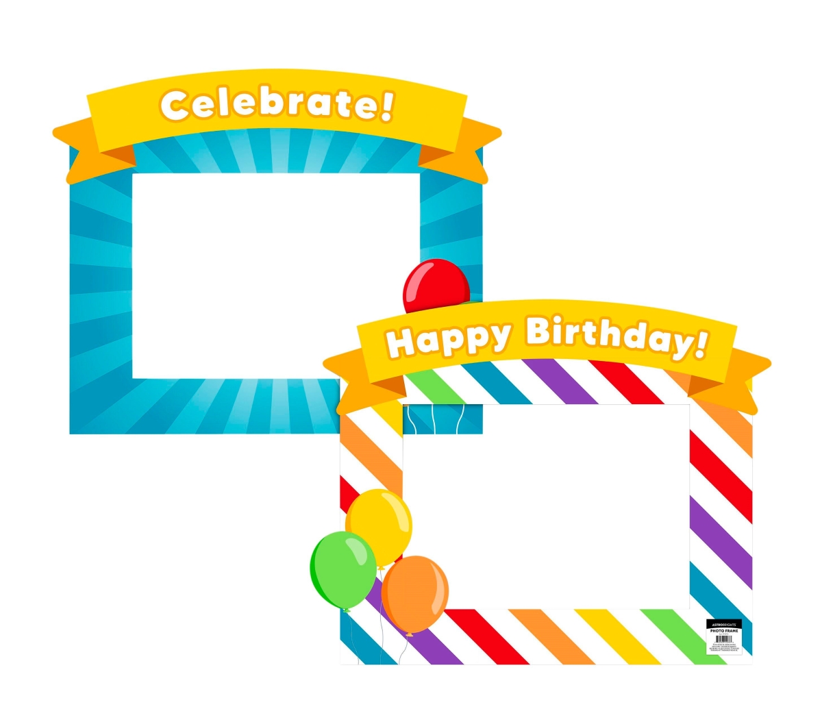 Picture of Astrobrights 2132041 Photo Op Frame - Happy Birthday & Celebrate