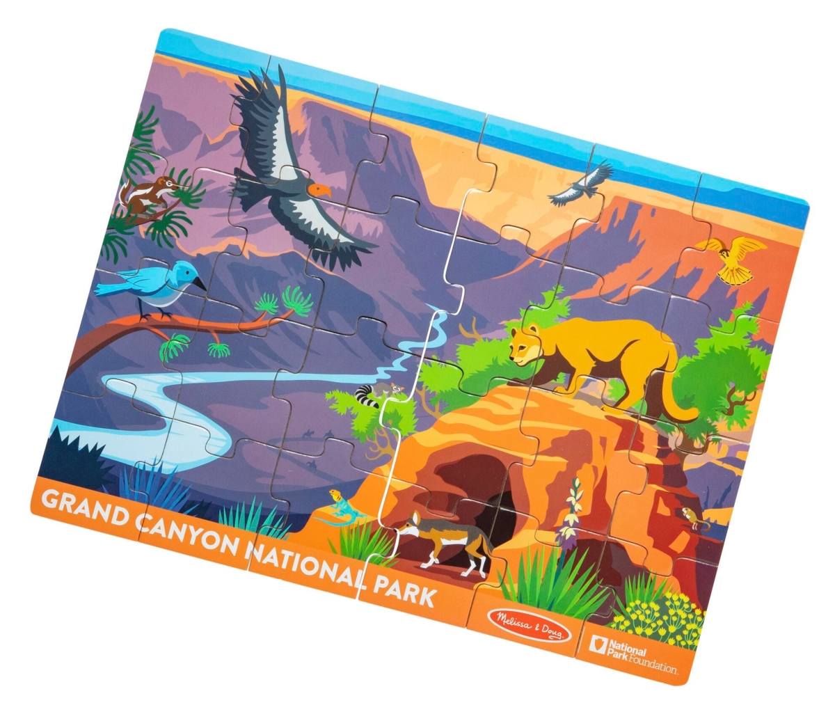 Picture of Melissa & Doug 2132523 Grand Canyon Wooden Jigsaw Puzzle - 24 Piece