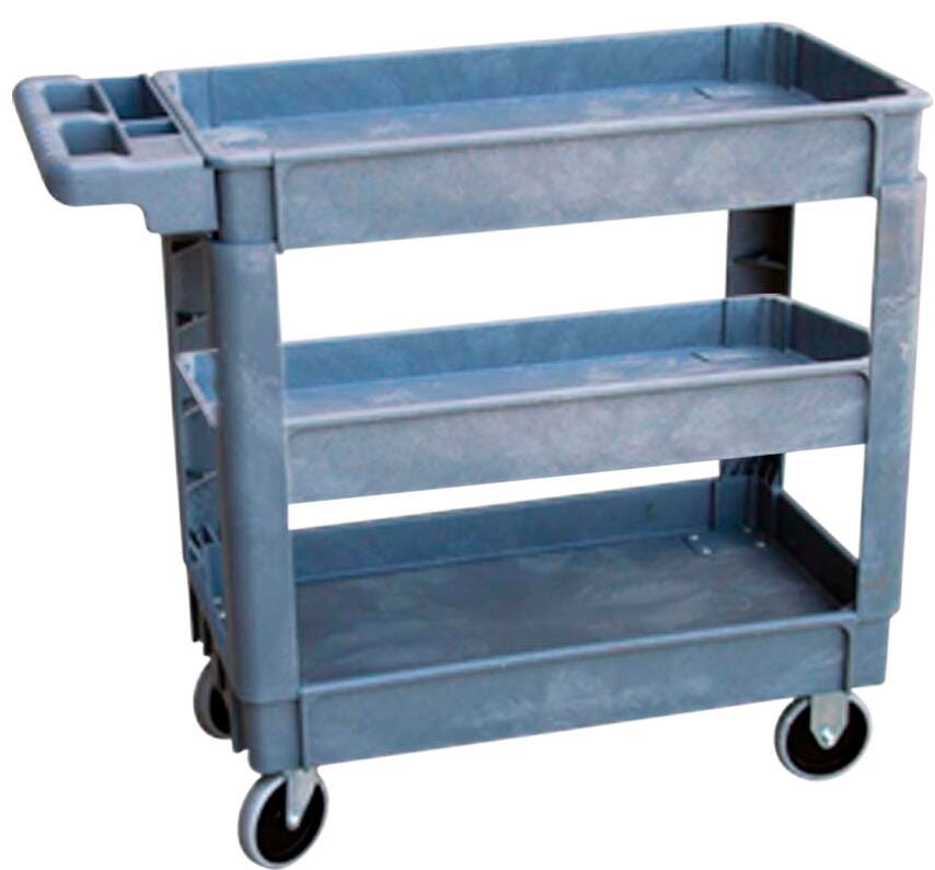 Picture of Classroom Select 2091193 17 x 31 x 33 in. 3-Shelves Utility Cart - High-Density Thermoplastic