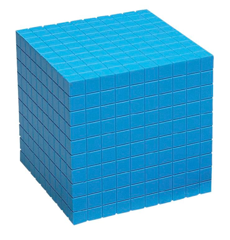 Picture of Achieve It 2105042 Base 10 Components Plastic Cube