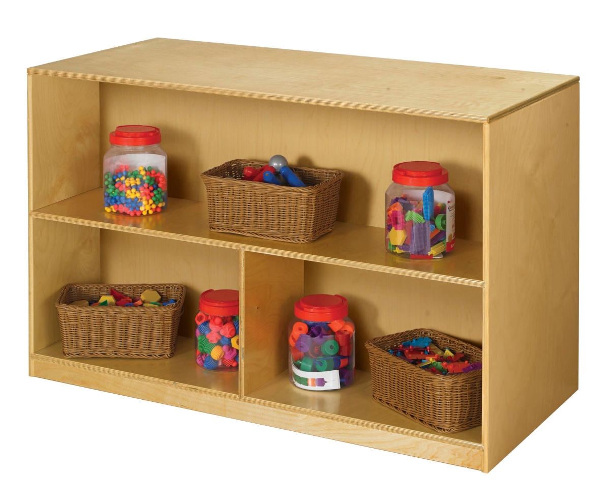 Picture of Childcraft 513575 47.75 x 22.25 x 30 in. Mobile Double-Sided Storage Unit