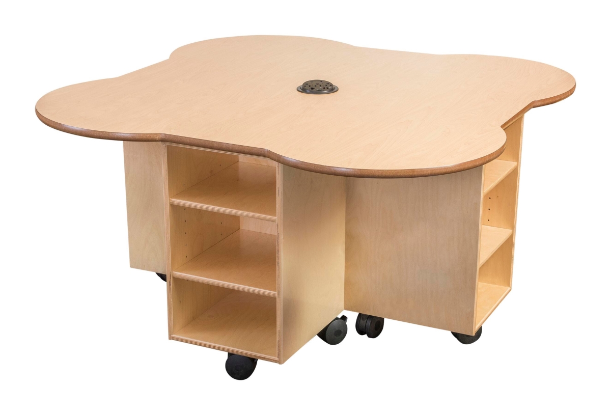 Picture of Childcraft 1603221 47.75 x 47.75 x 25 in. Mobile Steam Square Table