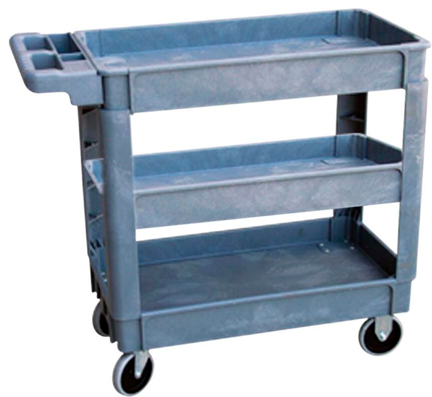 Picture of Classroom Select 2091192 25.5 x 37.5 x 33 in. 3-Shelves Utility Cart - High Density Thermoplastic - 4 Wheel - 750 lbs