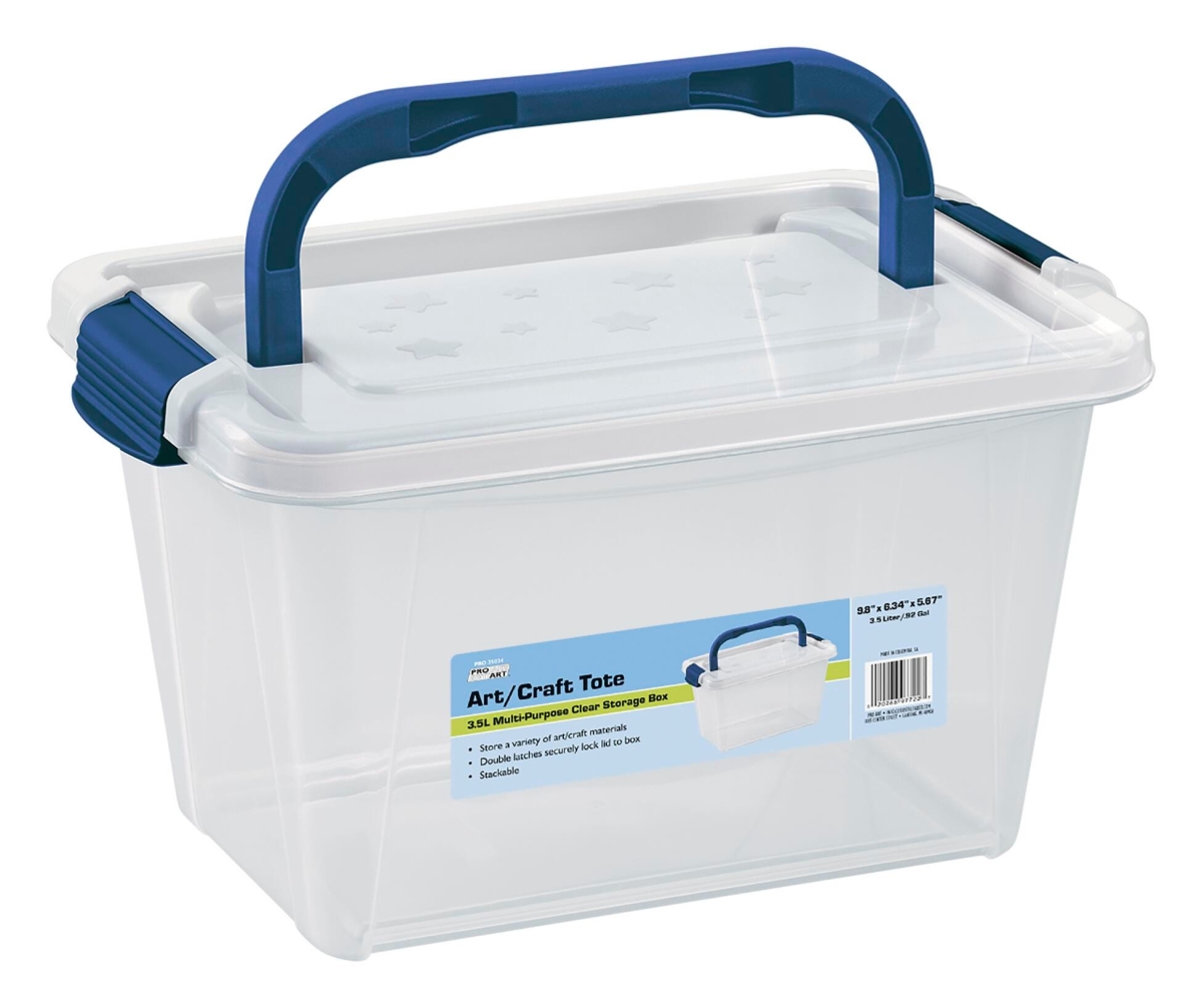 Picture of Artist Select 2003995 3.5 Liter Storage Box with Lid&#44; Clear