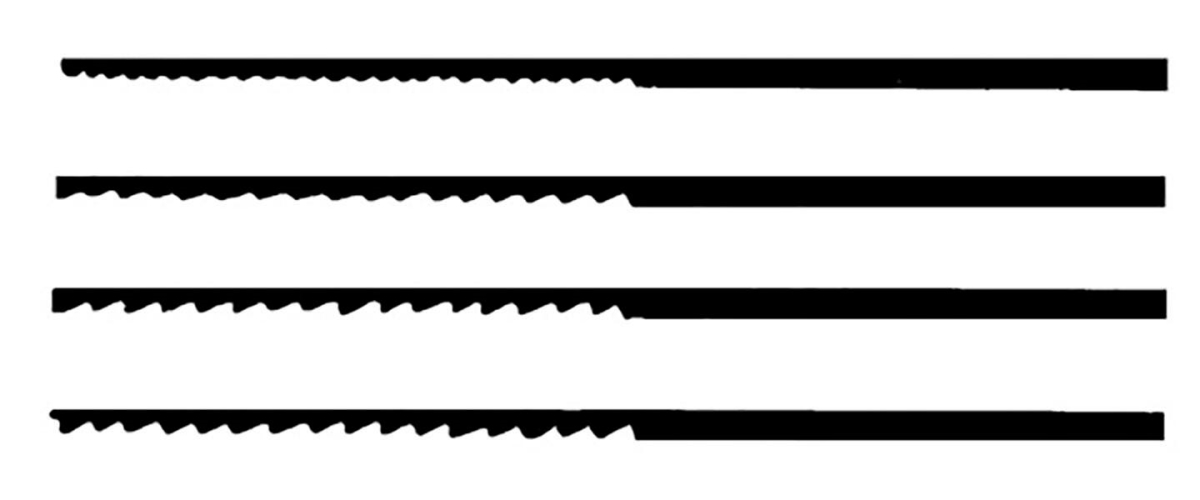 Picture of Non-Branded 432932 Antilope Temper Saw Blades - Set of 12