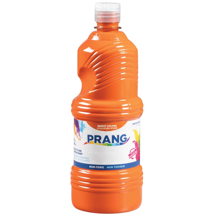 221283 Quart Ready-to-Use Tempera Paint, Orange
