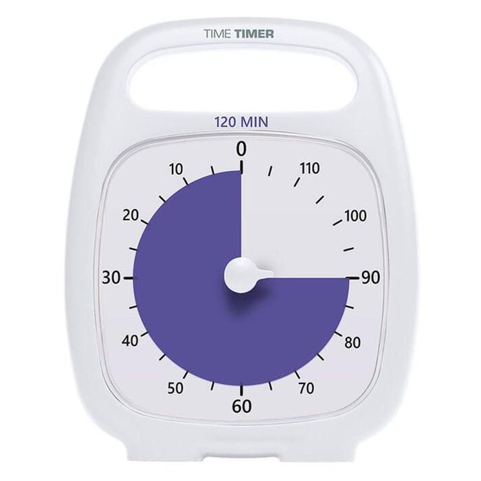 1590210 Plus 120 Minute Timer, White