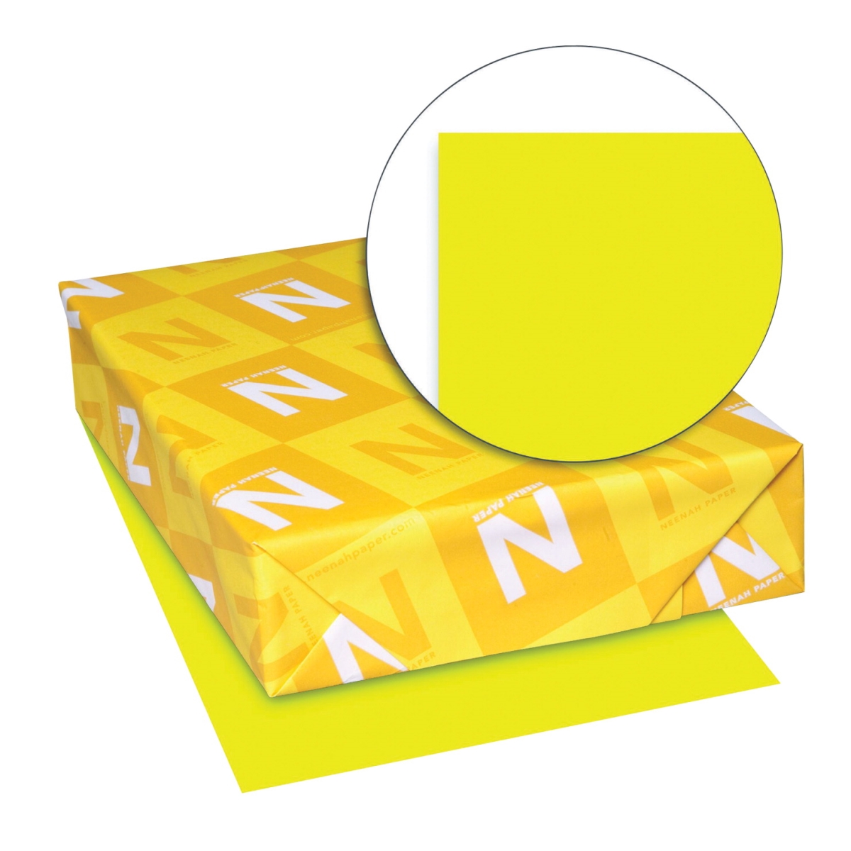 Picture of Neenah Paper 1495108 8.25 x 11 in. Astrobrights Premium Color Paper&#44; Sunburst Yellow - 500 Sheets