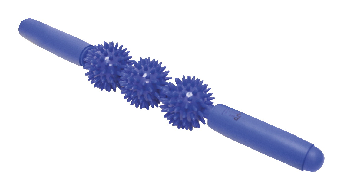 Picture of Fabrication Enterprises 1588127 16 x 2.3 in. 3 Pressure Points Relief Massage Bar&#44; Blue