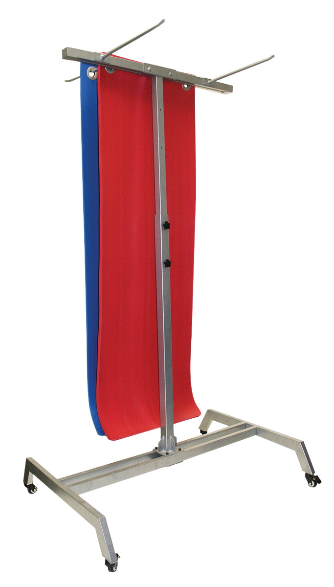 Picture of Cando 1507055 Floor Rack with Casters - Holds 30 Mats