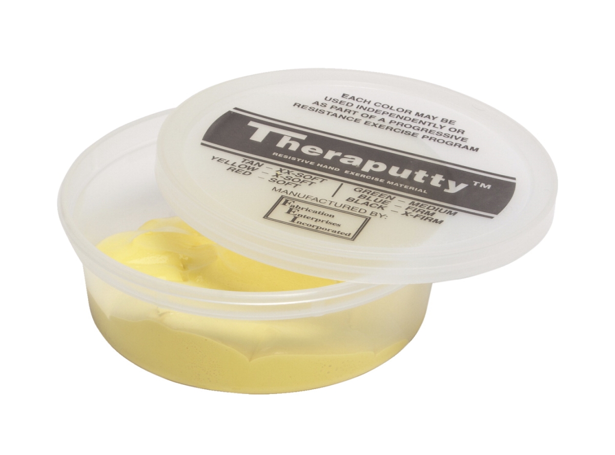 Picture of Theraputty 1587039 6 oz Extra-Soft protective Exercise Putty&#44; Yellow