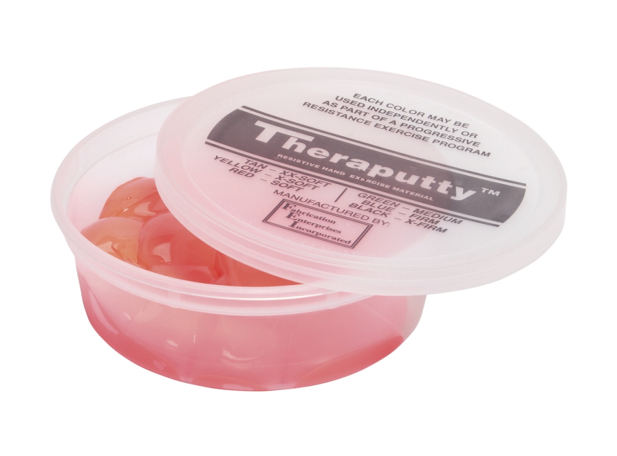 Picture of Theraputty 1587046 6 oz Soft protective Exercise Putty&#44; Red