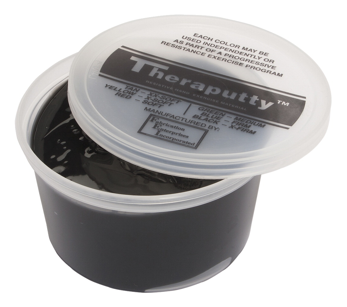 Picture of Theraputty 1587068 Extra-Firm protective Exercise Putty&#44; Black
