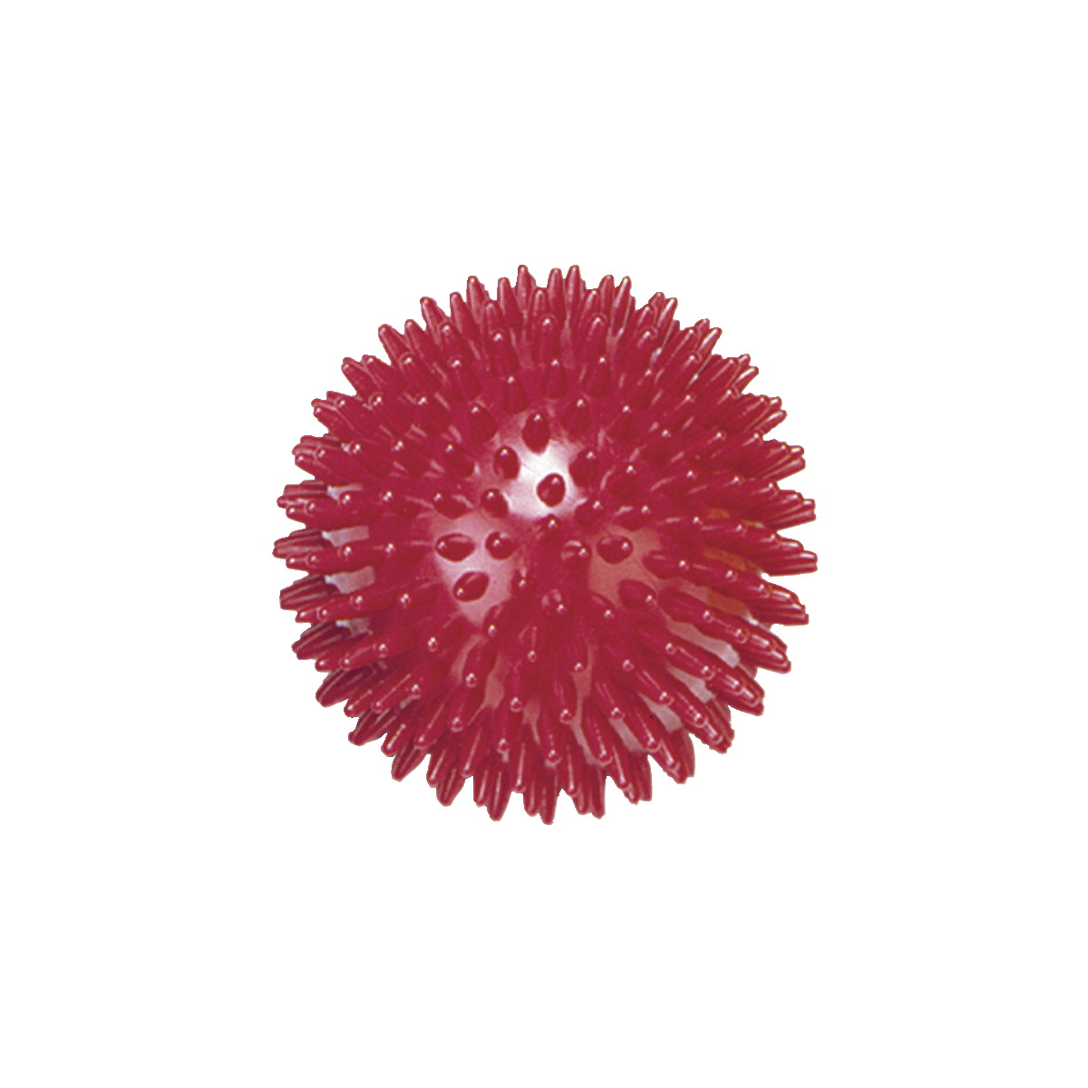 Hand Held Massage Ball - Red - 3.6 in. - Textured Surface for Sensory Stimulation