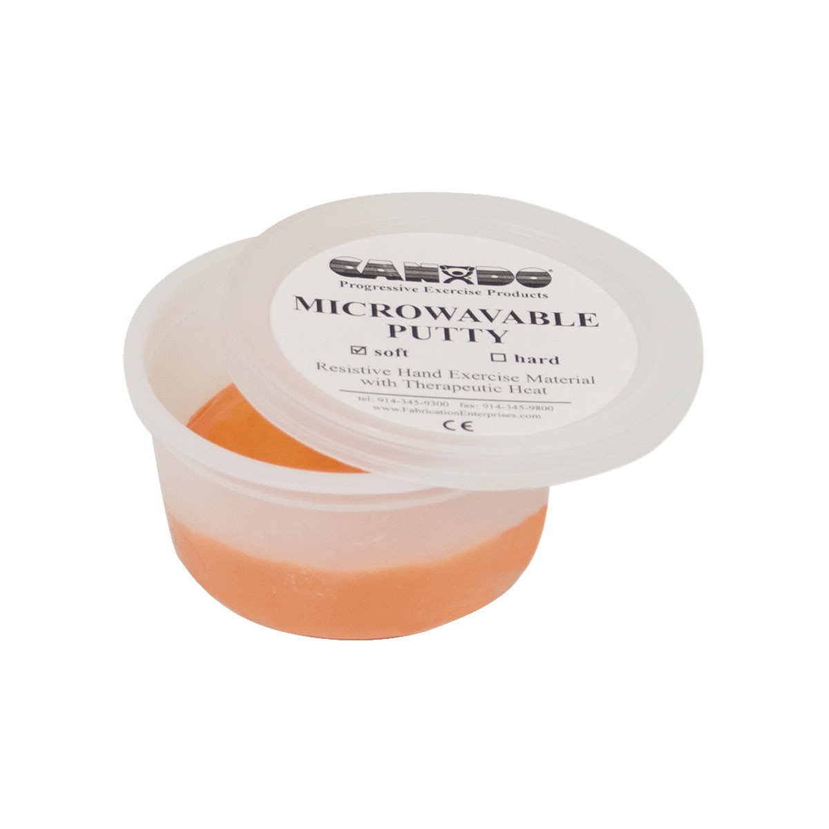 Theraputty Microwaveable Exercise Putty, Soft, Orange, 2 Ounce