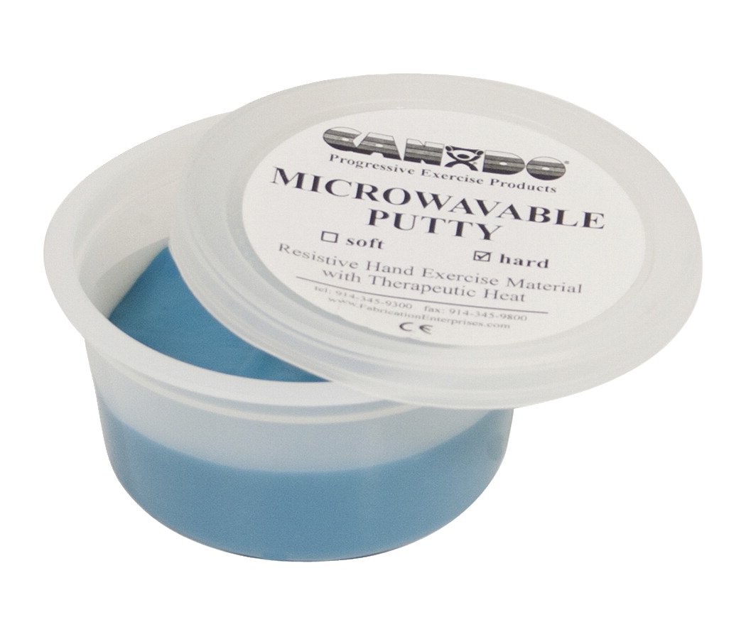 Theraputty Microwaveable Exercise Putty, Firm, Blue, 2 Ounce