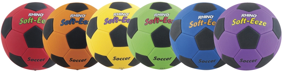 Picture of Champion Sports 1506834 Soft EEZE Soccer Balls&#44; Size 4 - Set of 6